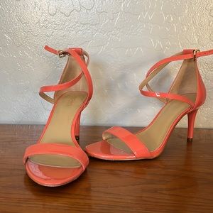 Pink Grapefruit Michael Kors Ava Patent Leather Sandal